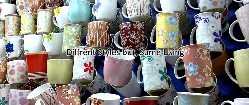 Diffrent Styles but, Same Using — 머그컵 사진